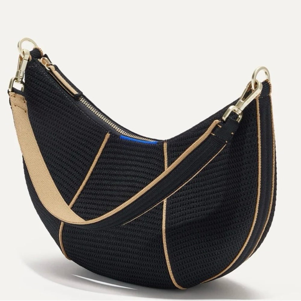 Rothy’s Black Crescent Shoulder Bag